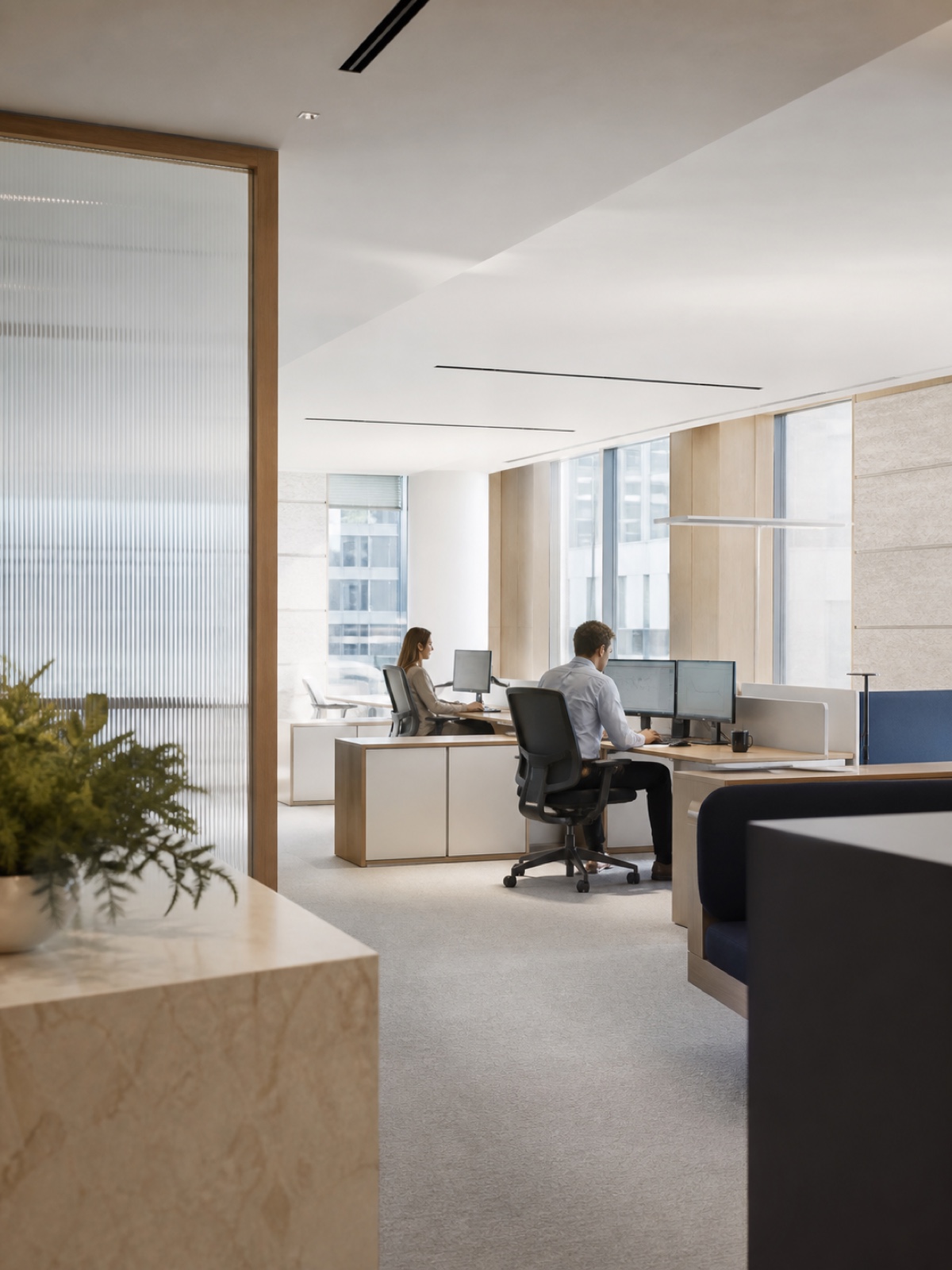 Modern Astrenio financial company office